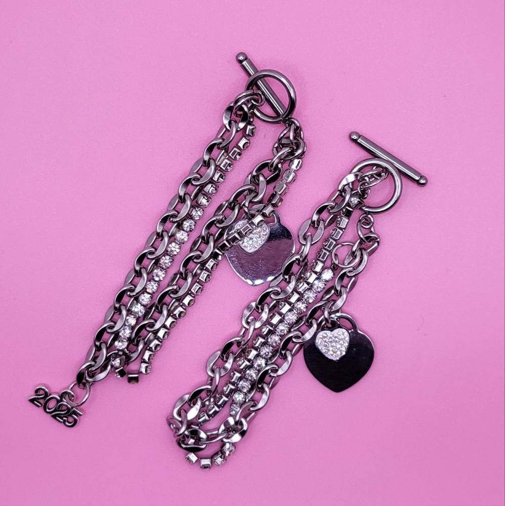 Grad Diamond Charm bracelets with 2025 Charm